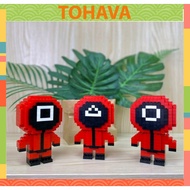 Squid game assembly toy, 3D assembly model Squid game