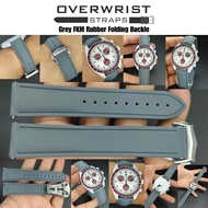สายนาฬิกาแบบยางรุ่น FKM Rubber Folding Buckle