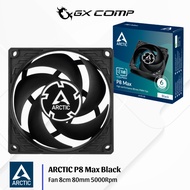 Arctic P8 Max Black PWM Fan - Fan Case 8cm 8mm 5000Rpm