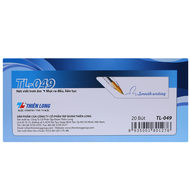 Bút Bi Thiên Long TL-049 - 0.8mm - Hộp 20 Bút Mực Xanh