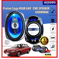 PROTON SAGA Rear Speaker 6x9 Speaker Kereta Car Speaker Coaxial Speaker 600W MAX 5 Way Car Audio Spe