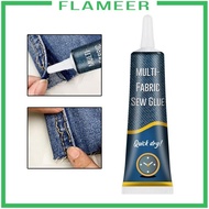 [Flameer] Strong Fabric Glue Permanent Sew Glue Washable Quick Bonding for Denim Fabrics