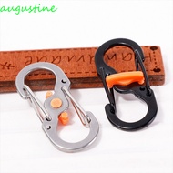 AUGUSTINE Anti-theft Lock Outdoor Equipment Minimalist Style Keyring Hook Backpack Buckle Anti-Theft Camping S Type Carabiner