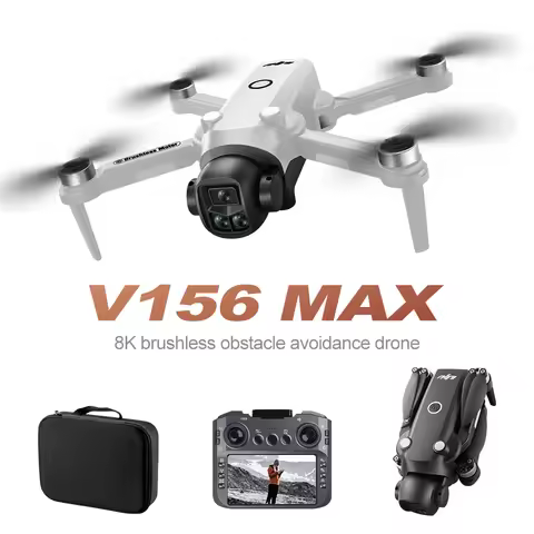 V156 Max Drone 4K Professional Drone With Camrera Remote Control With Screen Brushless Motor Obstace