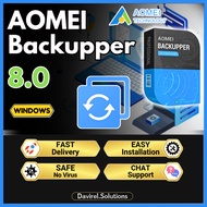 Aomei Backupper Pro | Latest Version 8.0 | Windows