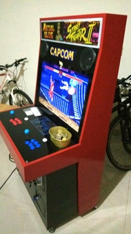 Mesin Game Arcade Dingdong LED 32" body full duco mygamebandung