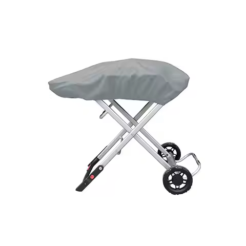 1pcs Grill Cover 210D Oxford Cloth Cover For Weber-Traveler Gas Grill-Cover Outdoor Cooking Tool Cat