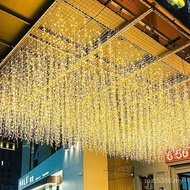 Factory New Style Outdoor Supply Chain Waterfall Light Colorful Gypsophila Influencer Solar LED Ice 