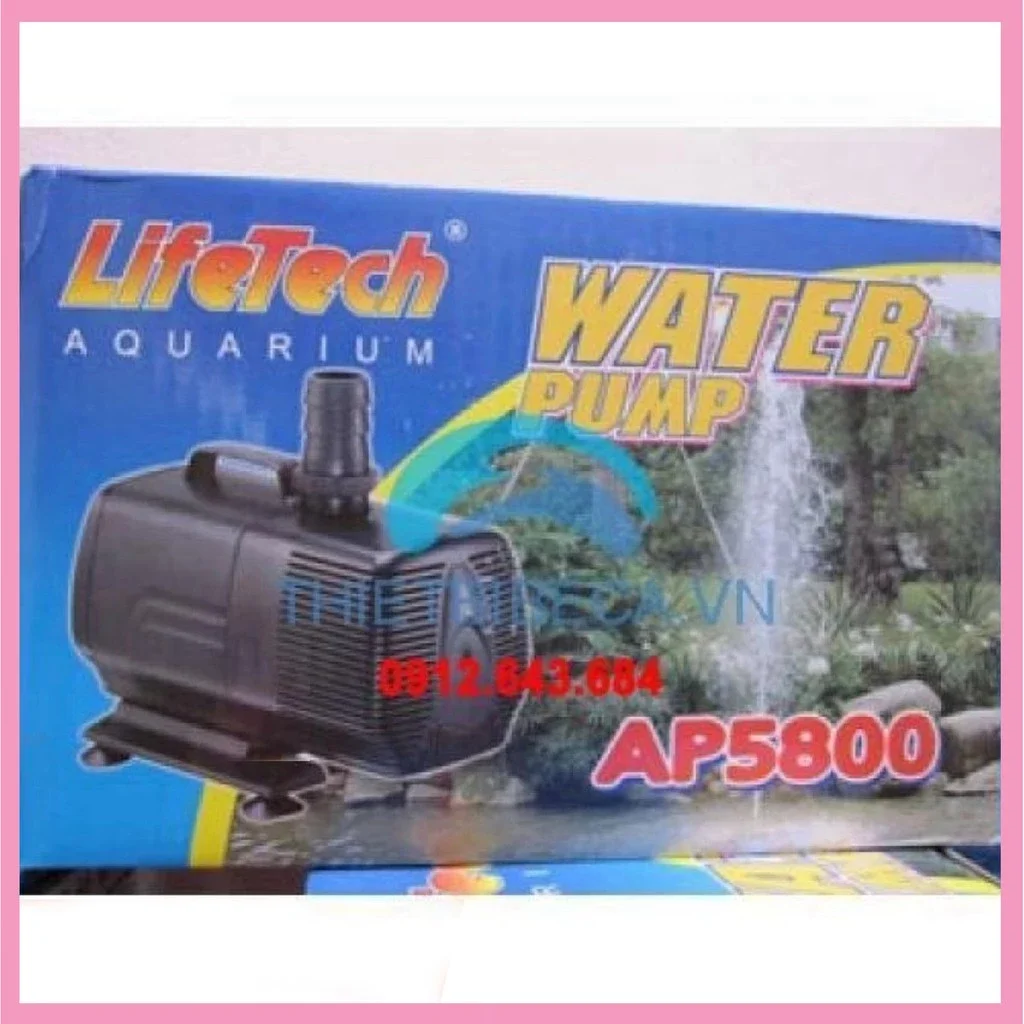 Máy Bơm Nước Lifetech AP5800 (360W-12000L/H-5M) - Máy Bơm Hồ Cá Cao Cấp