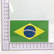 C265 Brazil Flag Sticker