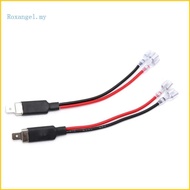 ROX 2pcs Universal H1 To Bulb Connector Copper Wire For Enhanced Performances