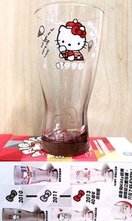 7-11 Hello Kitty 40週年玻璃杯 1990﹝粉紅冰淇淋﹞