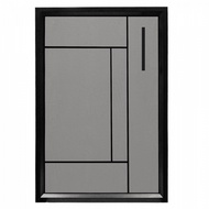 N2N_fashion CLOSE บานซิงค์เดี่ยว UPVC-LABARIS  ขนาด 44x64 ซม. สีเทา ปังสุด