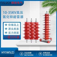 10-35KV High Pressure Zinc Oxide Lightning Arrester HY5WS (Z/X) -17/50 Composite 51/134 Silicone Rub