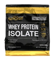 (包送順豐站/5磅裝/正貨) 乳清蛋白 Whey Protein Isolate California Gold Nutrition  Unflavored 原味 蛋白粉 5 lbs