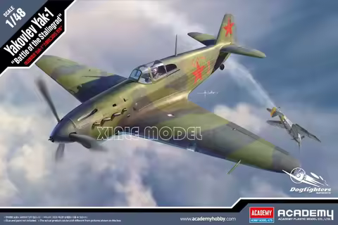 Academy Aircraft Model Kit 12343 Yakovlev Yak-1 1/48