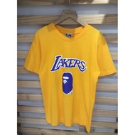 ♞,♘COD Bape lakers t-shirt