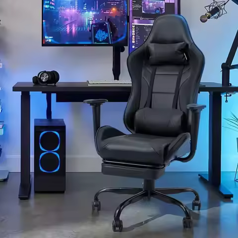 #For Gaming Massage Computer Office Chair Ergonomic Desk Chair with Footrest Racing Executive Swivel