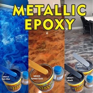 ( Metallic Epoxy Paint ) 5L METALLIC EPOXY FLOOR PAINT [ HEAVY DUTY ] PROTECTIVE &amp; COATING Tiles &amp; Floor Paint