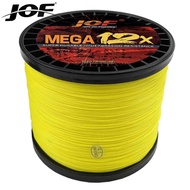 JOF X12 Fishing Line 300M 12 Strands Braided Fishing Line PE Line Super Strong Braided Wire PE Line 