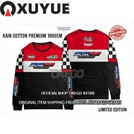 XY ORIGINAL OKEGO APPAREL BAJU SMD8.0 SUPPORTER-SABAH MOTODAY - SMD 8.0 LONG SLEEVE KAIN COTTON 190G