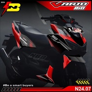 Honda VARIO 160 CBS/ABS Sticker Decal 2022 2023 2024 Full body Full block VARIO 160 Latest Simple Ra