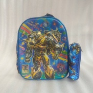 ROBOT CHILDREN'S BAG - 3D ROBOT BAG - TRANSFORMER BAG - TRASFORMER CHILDREN'S BAG - 3D TRASFORMER BA