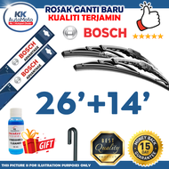 Honda Jazz (new)  26  / 14   -  Bosch Advantage Wiper BA2614 - Wiper Depan