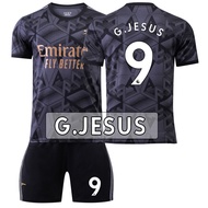 [In Stock] NO.7 Bukayo Sakas Adults Kids Football Kits Soccer Set 2223 Arsenal Football Clubs Away B