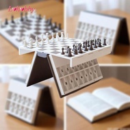 Lohobby Chess Game Set 3 D Printed Chess Book, Folding Chessboard ,Board Game for Tournament