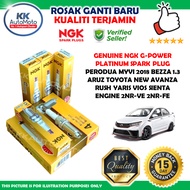 4 Biji Perodua Myvi 2018 Bezza 1.3 Aruz Toyota Yaris 2NR-VE 2NR-FE Genuine NGK Japan Platinum Alloy 