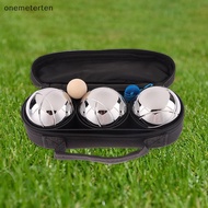 ont  3Pcs/Set Bocce Ball Game Set Iron Engraved Reflective Petanque Set Unique Elegant Petanque Ball