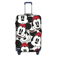 【ในสต็อก】 Mickey Mouses ผ้าคลุมกระเป๋าเดินทางล้างทำความสะอาดได้การ์ตูนตลกตัวป้องกันกระเป๋าเดินทางเหมาะกับกระเป๋าเดินทางขนาด18-32นิ้ว