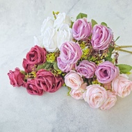 Plastic flowers, rustic dowry bouquet material, dowry, code AF-008