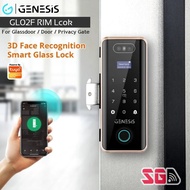 🇸🇬FREE Installation🇸🇬 GENESIS GL02F 6-way Face Recognition Biometric Smart Glassdoor / Door / Gate Digital Lock