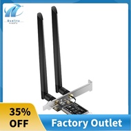 WiFi 6E Adapter 5400Mbps BT5.2 PCI-E Wireless Network Card AX5400 Wifi 6E PCI-E 2.4G/5G/6Ghz WiFi Ca