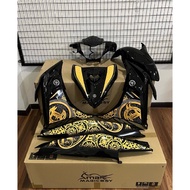 COVERSET LC135 V4-V7 BATIK GOLD II - BLACK