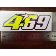 469 sticker 469 ROSSI 46 + HAYDEN 69 sticker helmets 469