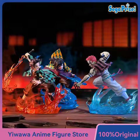 Newest SEGA Demon Slayer Mugenjou-Hen Xross Link Akaza Kamado Tanjirou Tomioka Giyuu Anime Figures O