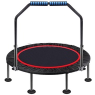 40/48 Inch Foldable Trampoline Round Jumping Pad Cardio Elastic Yoga Exercise Max Load 50/60kg