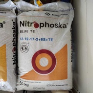 ( 10 kilo )  FERTILIZER NITROPHOSKA BLUE BEHN MEYER NPK 12 12 17 2 BAJA BUAH CAP SINGA KUDA