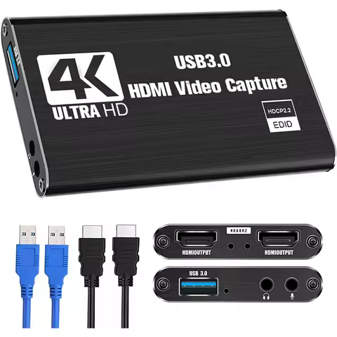 Video Capture Card, Switch Capture Card For Switch, 4K 1080P 60FPS For Streaming Video Recording For