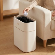 Household Gap Trash Can Kitchen Narrow Gap Bathroom Toilet Wall Hanging Paper Basket Rectangular Tra
