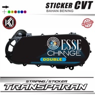 Esse Stickers Change Double Striping Stickers TRANSPARENT CVT Material BENING