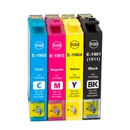 4 Pack 190XL BK C M Y for EPSON Full Set 190 T1901 XL T1911 C13T191190 Black T1902 C13T190290 Cyan T