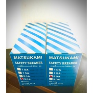 เบรคเกอร์ MATSUKAMI ขนาด 20/30A แอมป์ แบบยกลัง 20แอมป์10ตัว