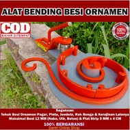 (LANGSUNG READY DAN SIAP KIRIM) (TERBARU) ALAT TEKUK BESI PENEKUK BESI ORNAMEN LETER S SPEK 12 MM BE