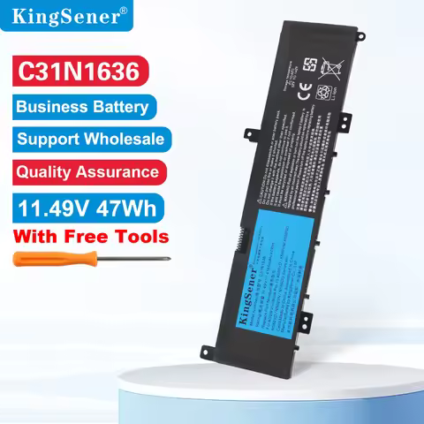 KingSener C31N1636 Battery For ASUS N580VN N580VD NX580V X580V X580VN X580GD N580GD X580VD N580VD NX