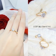 Xuping Women's One Gem Ring C121 BU