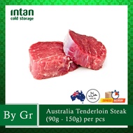 Australia Premium Tenderloin Steak (Grass Fed) - 90 gram to 300 gram per pc (1 inch)